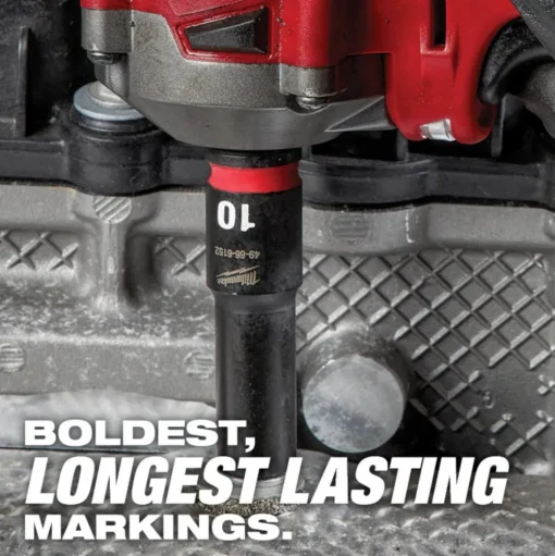 Milwaukee 6 Piece SHOCKWAVE Impact Duty 3/8" Drive Metric Standard Socket Set 49-66-7036