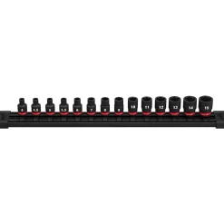 Milwaukee 14 Piece Shockwave Impact Duty 1/4" Drive Metric Standard 6 Point Socket Set 49-66-7002