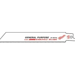 Milwaukee 6" Sawzall Blades 18 TPI Metal Cutting (50 Pack) 48-01-6184