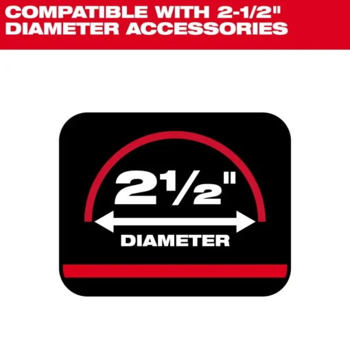 Milwaukee 2-1/2" X 9' Flexible Hose 49-90-2006