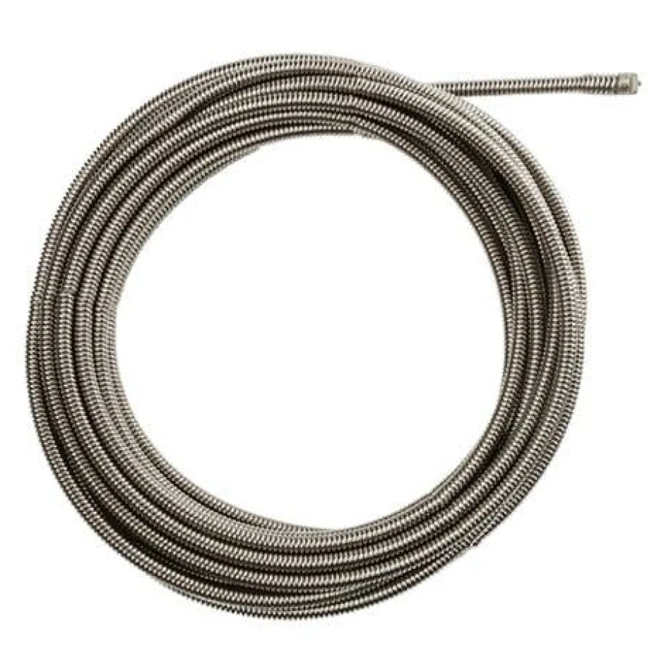 Milwaukee 3/8" x 35' Inner Core Coupling Drain Cleaning Cable RUSTGUARD 48-53-2675