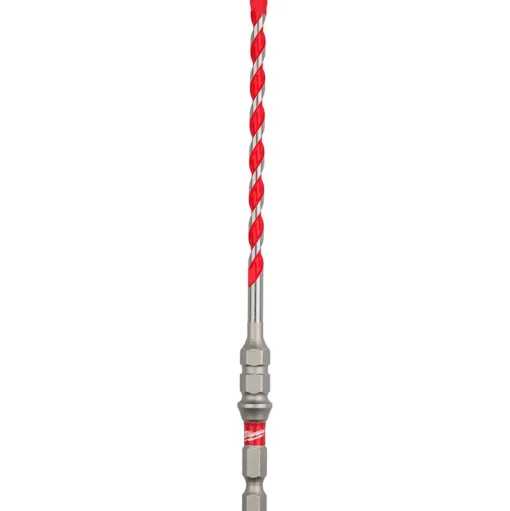 Milwaukee 3/16" x 4" x 6" SHOCKWAVE Impact Duty Carbide Hammer Drill Bit for Concrete Screws 48-20-9096