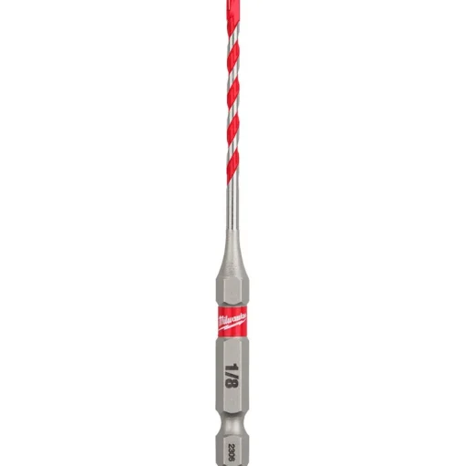 Milwaukee 1/8" x 2" x 3-1/2" SHOCKWAVE Impact Duty Carbide Hammer Drill Bit 48-20-9000