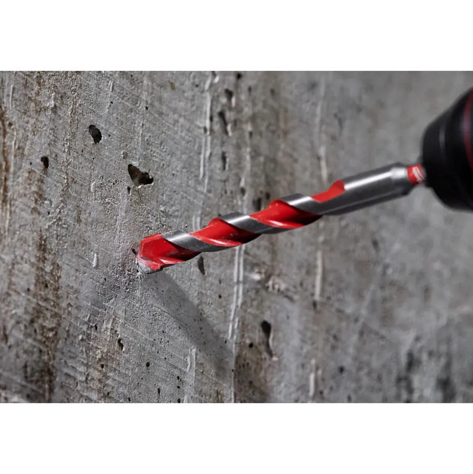 Milwaukee 1/2" x 4" x 6" SHOCKWAVE Impact Duty Carbide Hammer Drill Bit with POWER TIP 48-20-9030