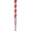 Milwaukee 7/16" x 4" x 6" SHOCKWAVE Impact Duty Carbide Hammer Drill Bit with POWER TIP 48-20-9025