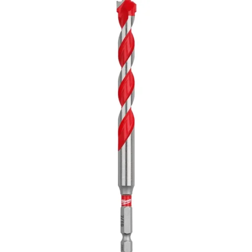Milwaukee 7/16" x 4" x 6" SHOCKWAVE Impact Duty Carbide Hammer Drill Bit with POWER TIP 48-20-9025