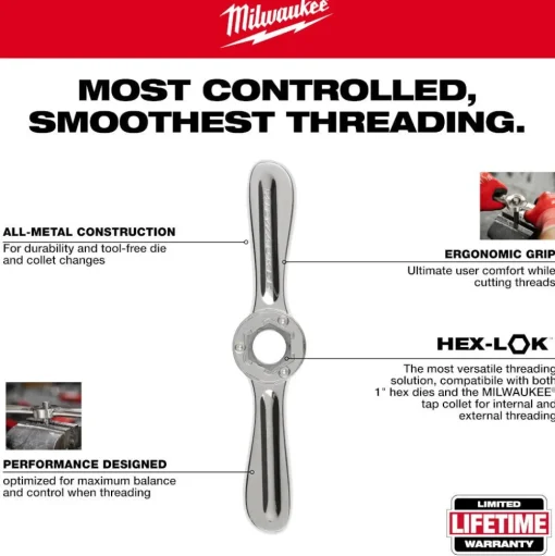Milwaukee Hex-LOK 2-in-1 Tap and Die Threading Handle? 49-57-5002
