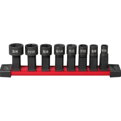 Milwaukee INSIDER Box Ratchet Socket SAE Set 8PC 49-16-1640