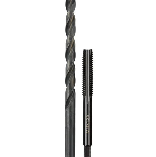 Milwaukee M8-1.25 mm Straight Flute Plug Tap & H Drill Bit 49-57-5543