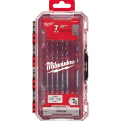 Milwaukee 7PC. SHOCKWAVE Impact Duty Carbide Hammer Drill Bit Set 48-20-9052