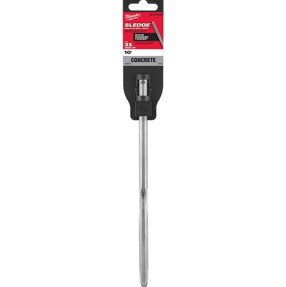 Milwaukee SDS PLUS SLEDGE 10" Bull Point Chisel 48-62-6050
