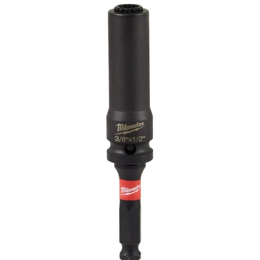 Milwaukee SHOCKWAVE 3/8" & 1/2" 2-in-1 Lineman's 12PT Socket 49-66-5119