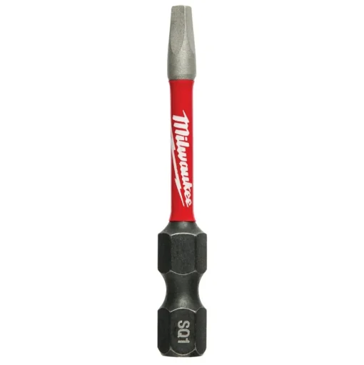 Milwaukee SHOCKWAVE 2" Impact Square Recess #1 Power Bits 25 Pack 48-32-4171