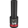 Milwaukee Shockwave Impact Duty 1/2" Drive 3/8" Deep 6 Point Socket 49-66-6220