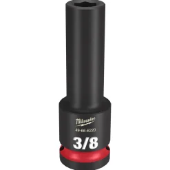 Milwaukee Shockwave Impact Duty 1/2" Drive 3/8" Deep 6 Point Socket 49-66-6220