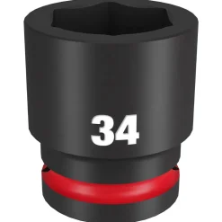 Milwaukee Shockwave Impact Duty 3/4" Drive 34mm Standard 6 Point Socket 49-66-6372