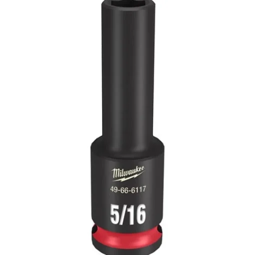 Milwaukee Shockwave Impact Duty 3/8'' Drive 5/16" Deep 6 Point Socket 49-66-6117