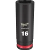 Milwaukee Shockwave Impact Duty 3/8'' Drive 16mm Deep 6 Point Socket 49-66-6158