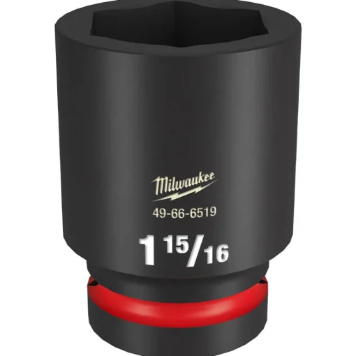 Milwaukee Shockwave Impact Duty 1" Drive 1-15/16" Deep 6 Point Socket 49-66-6519