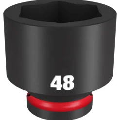 Milwaukee Shockwave Impact Duty 3/4" Drive 48mm Standard 6 Point Socket 49-66-6386