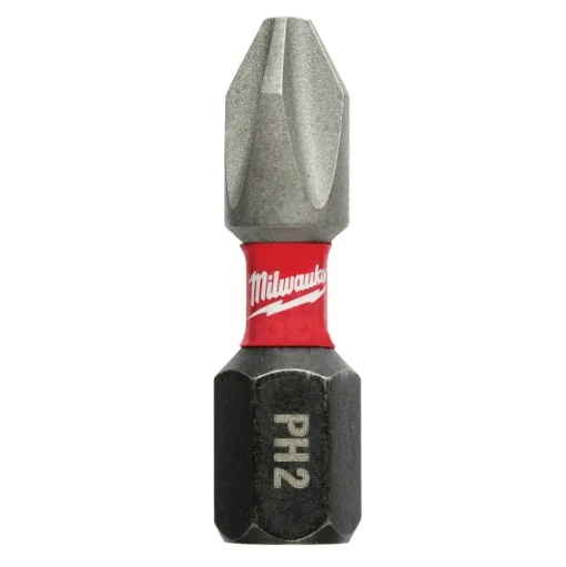 Milwaukee SHOCKWAVE Impact Phillips #2 Insert Bits 25 Pack 48-32-4112