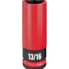 Milwaukee SHOCKWAVE Impact Duty 1/2" Drive 13/16" SAE Lug Nut Wheel Socket 49-66-7811