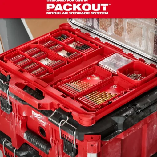 Milwaukee SHOCKWAVE Impact Duty RED HELIX Titanium Drill Bit Set - 29 Piece 48-89-4672
