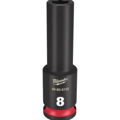 Milwaukee Shockwave Impact Duty 3/8'' Drive 8mm Deep 6 Point Socket 49-66-6150