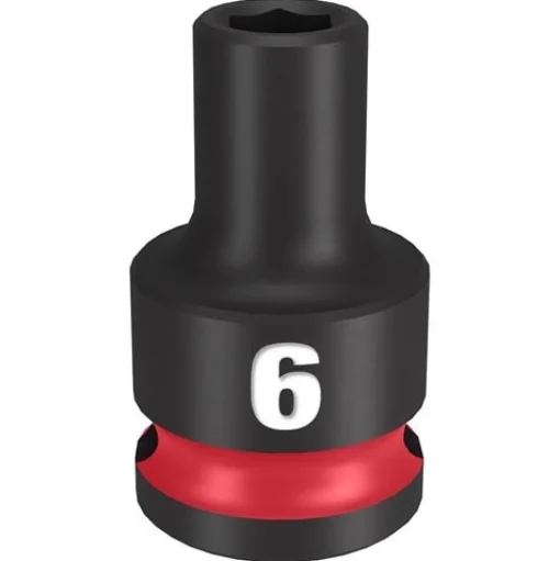 Milwaukee Shockwave Impact Duty 3/8'' Drive 6mm Standard 6 Point Socket 49-66-6130