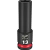 Milwaukee Shockwave Impact Duty 1/2" Drive 13mm Deep 6 Point Socket 49-66-6274