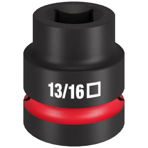 Milwaukee SHOCKWAVE Impact Duty 1" Drive 13/16" Standard 4 Point Square Socket 49-66-7841