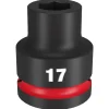 Milwaukee Shockwave Impact Duty 3/4" Drive 17mm Standard 6 Point Socket 49-66-6356