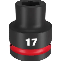 Milwaukee Shockwave Impact Duty 3/4" Drive 17mm Standard 6 Point Socket 49-66-6356