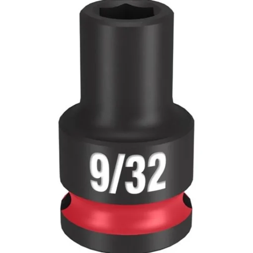 Milwaukee Shockwave Impact Duty 3/8" Drive 9/32" Standard 6 Point Socket 49-66-6101