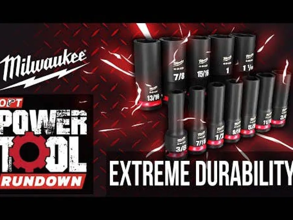 Milwaukee Shockwave Impact Duty 3/8'' Drive 13/16" Deep 6 Point Socket 49-66-6126