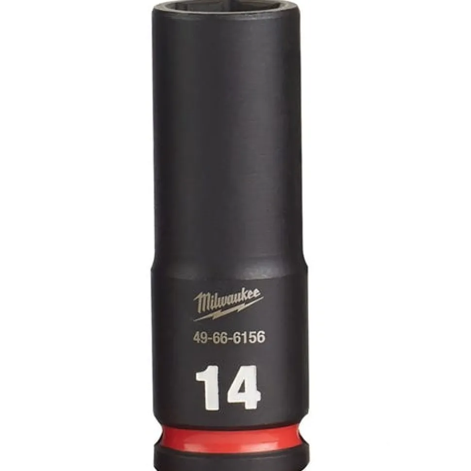 Milwaukee Shockwave Impact Duty 3/8'' Drive 14mm Deep 6 Point Socket 49-66-6156