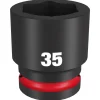 Milwaukee Shockwave Impact Duty 3/4" Drive 35mm Standard 6 Point Socket 49-66-6373