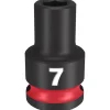 Milwaukee Shockwave Impact Duty 3/8'' Drive 7mm Standard 6 Point Socket 49-66-6131