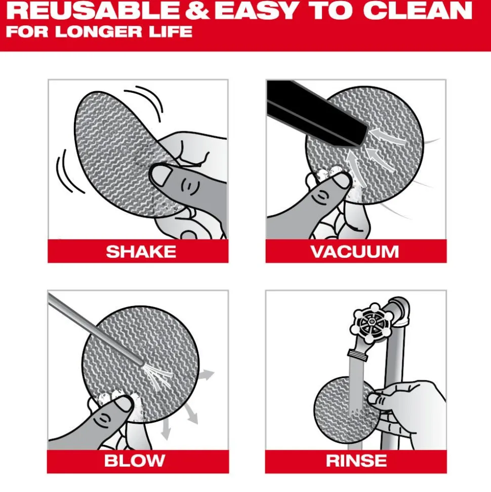 Milwaukee Tools 3” 150 Grit Mesh Sanding Discs with POWERGRID Tear Resistant Mesh – 12 pk + Pad Saver 48-80-6150