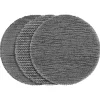 Milwaukee Tools 3” Assorted 80, 120, 180 Grit Mesh Sanding Discs with POWERGRID Tear Resistant Mesh – 36 pk + 3 Pad Savers 48-80-6406
