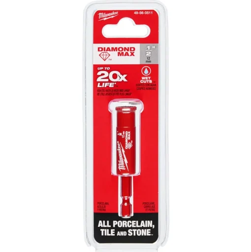 Milwaukee Tools 1/2" Diamond Max Hole Saw Bit 49-56-0511