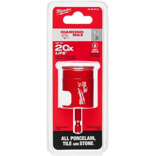 Milwaukee Tools 1-1/4" Diamond Max Hole Saw Bit 49-56-0519