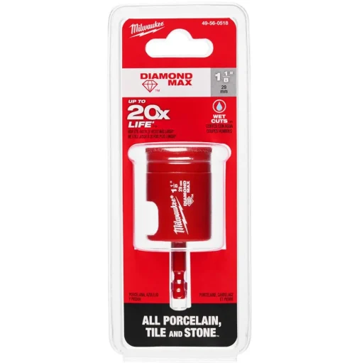 Milwaukee Tools 1-1/8" Diamond Max Hole Saw Bit 49-56-0518