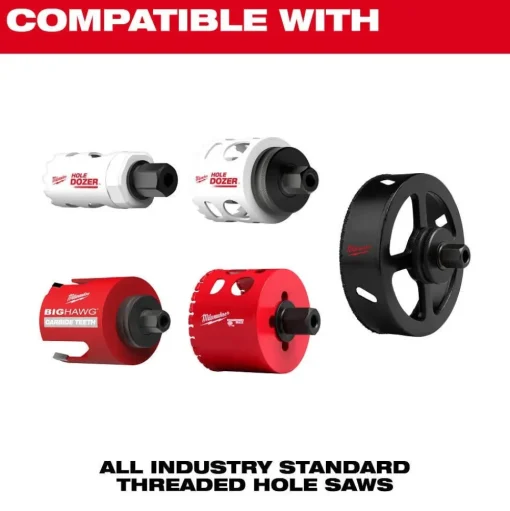 Milwaukee Tools 3/8" QUIK-LOK Arbor Set 5PC 49-56-7545