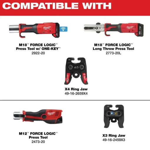 Milwaukee Tools 1-1/8" RLS® Pivoting Press Ring 49-16-2657RX