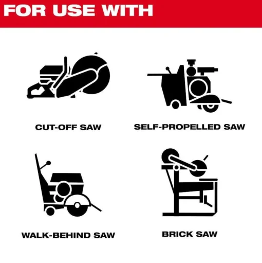 Milwaukee Tools 12" Segmented Masonry & Concrete Diamond Blade 49-93-9312
