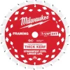 Milwaukee Tools 7-1/4" 24T Thick Kerf Framing Circular Saw Blade - 2PK 48-40-0742