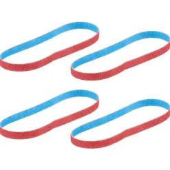 Milwaukee Tools 3/8” x 13” 80 Grit Bandfile Belts – 4 pack 48-80-7080
