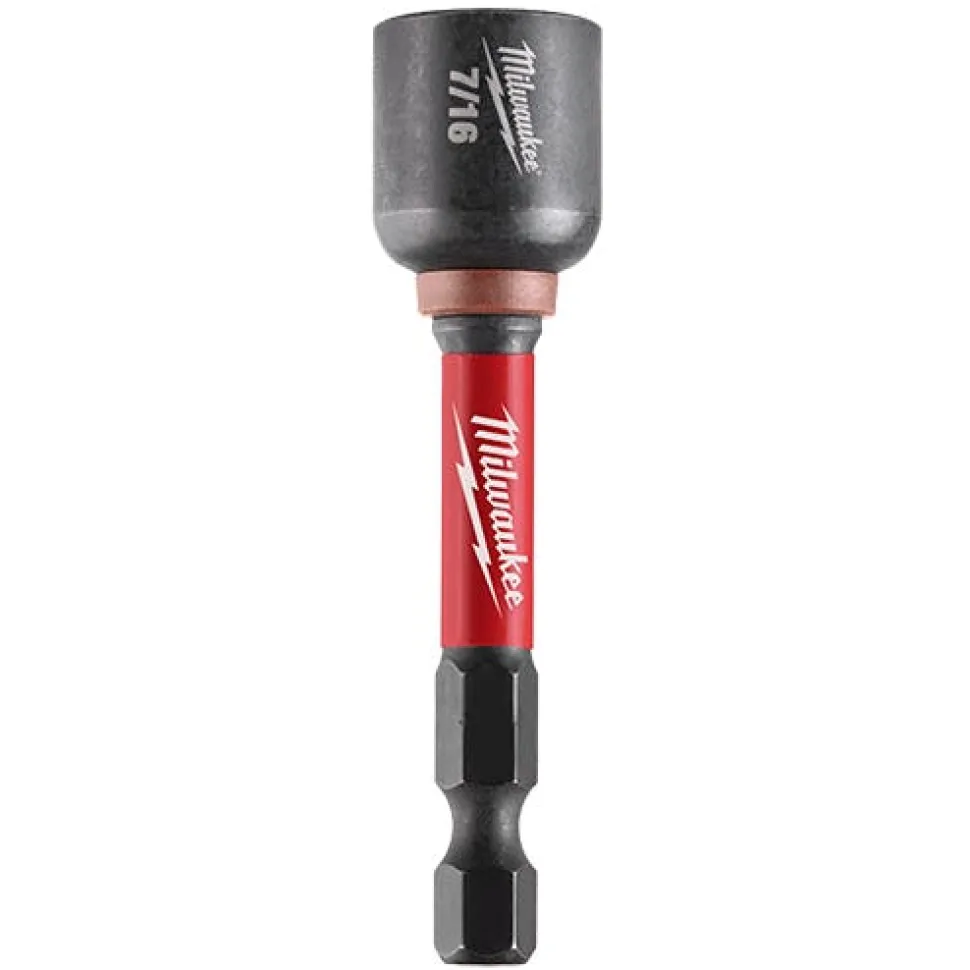 Milwaukee Tools SHOCKWAVE Impact Duty 7/16” x 1-7/8” Magnetic Nut Driver 49-66-4706