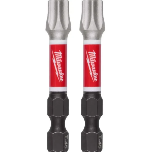 Milwaukee Tools SHOCKWAVE™ Impact Duty 2" T45 Impact Bits 2Pk 48-32-6000